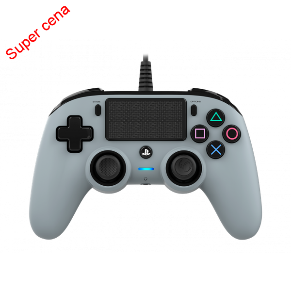 Gamepad Nacon Wired Compact Controller pro PS4 - camouflage šedý (ps4hwnaconwccg