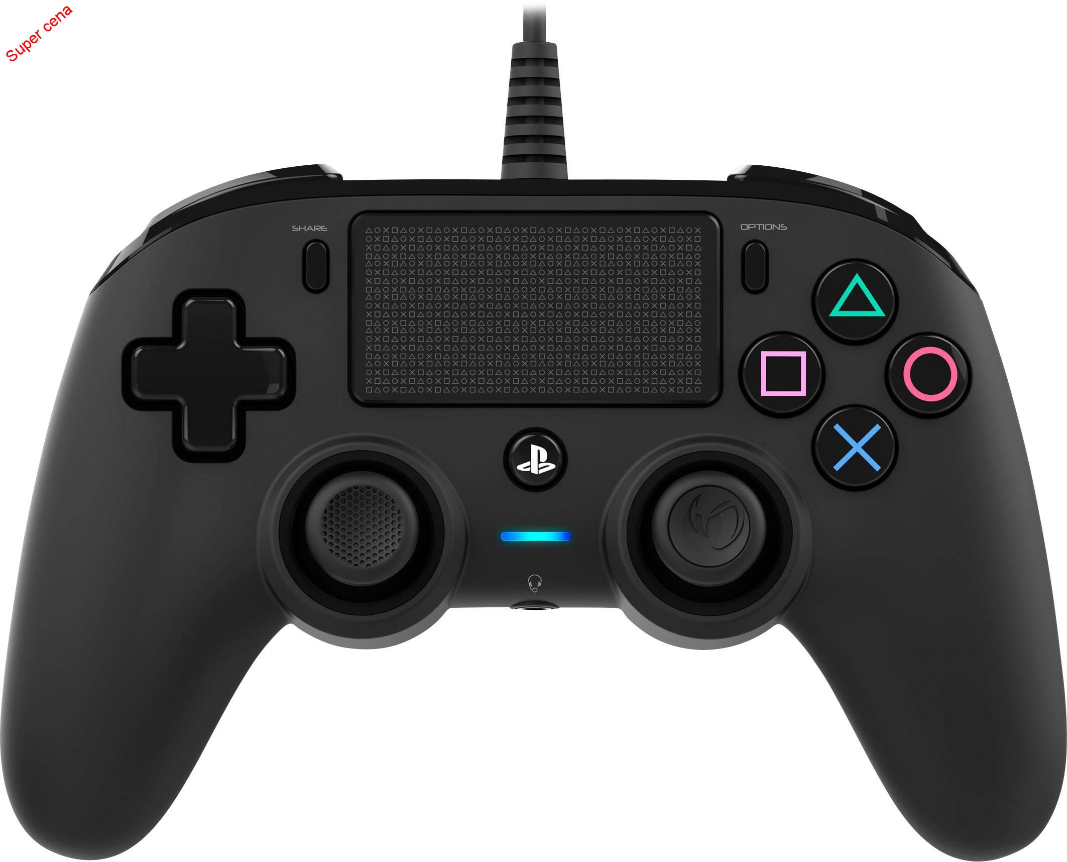 Gamepad Nacon Wired Compact Controller pro PS4 (ps4hwnaconwccb) černý