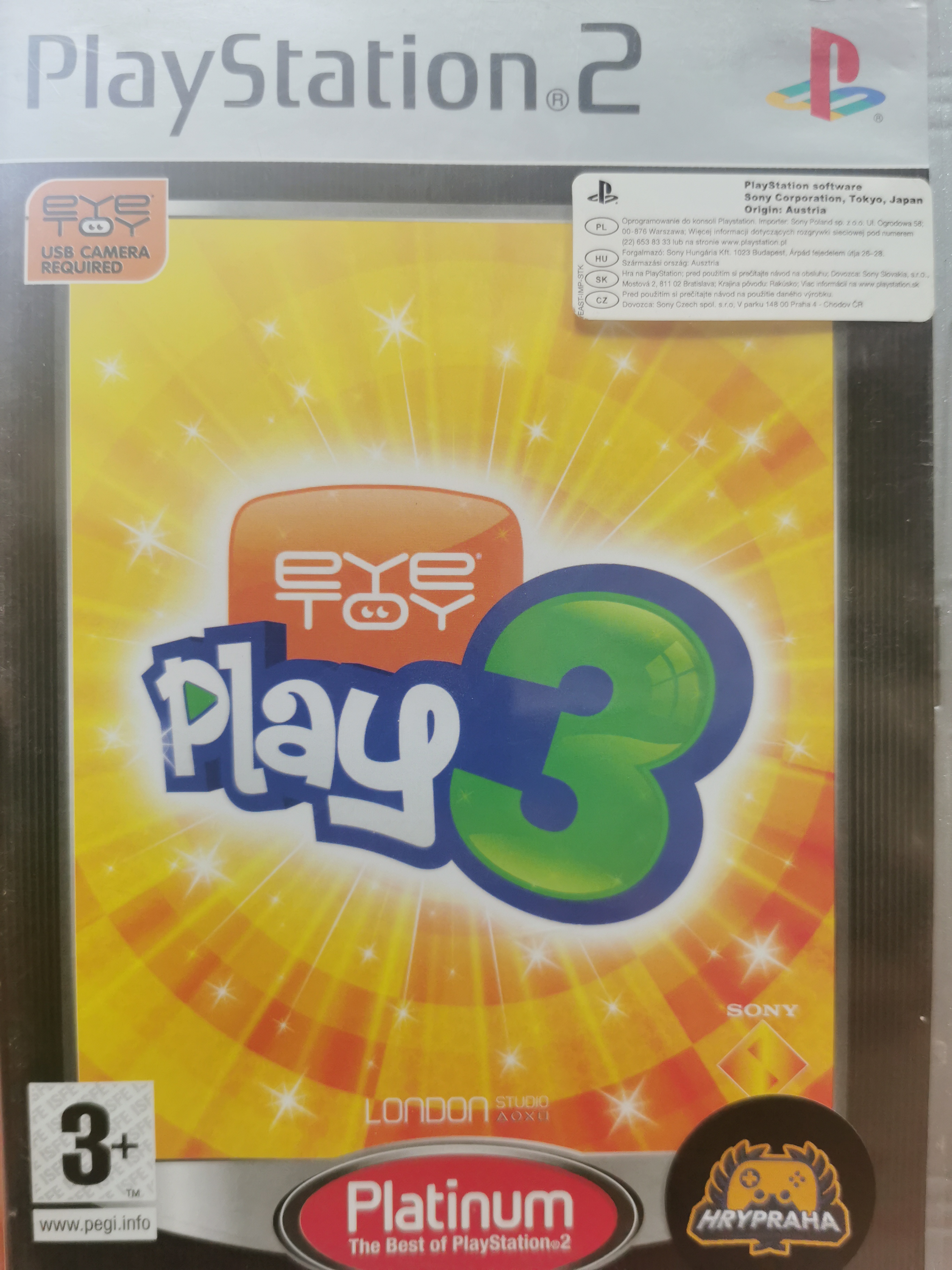 Eye toy: Play 3 PS2