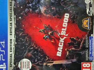 Back 4 blood pro PS4 použitá STEEL BOOK